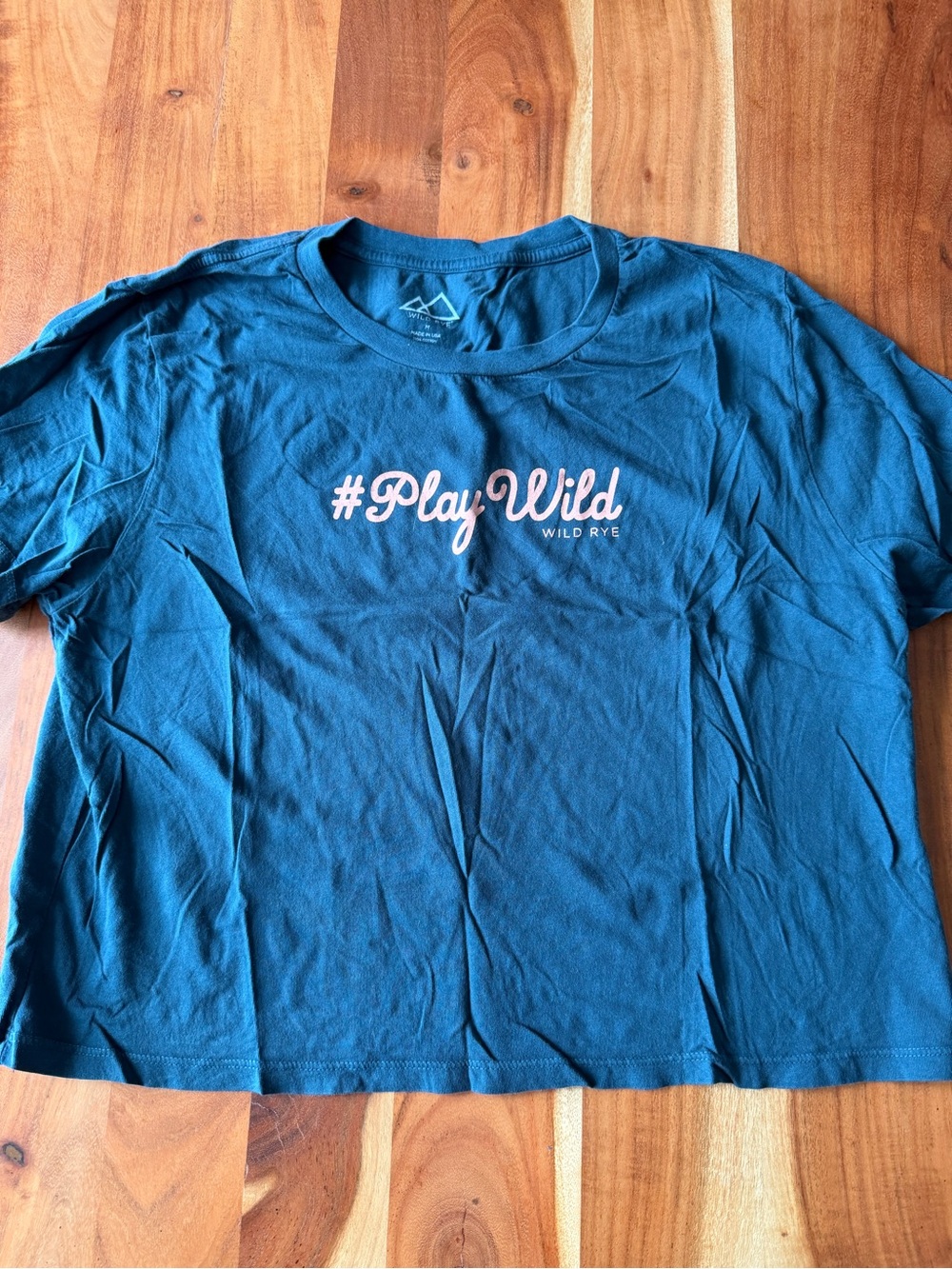 Wild Rye "Play Wild" Teal Graphic Tee